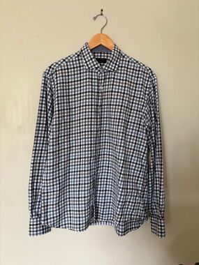 Paul & Shark Yachting Mens Checked Long-Sleeve Shirt